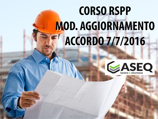 RSPP mod. C - Responsabile Servizi di Prevenzione e Protezione